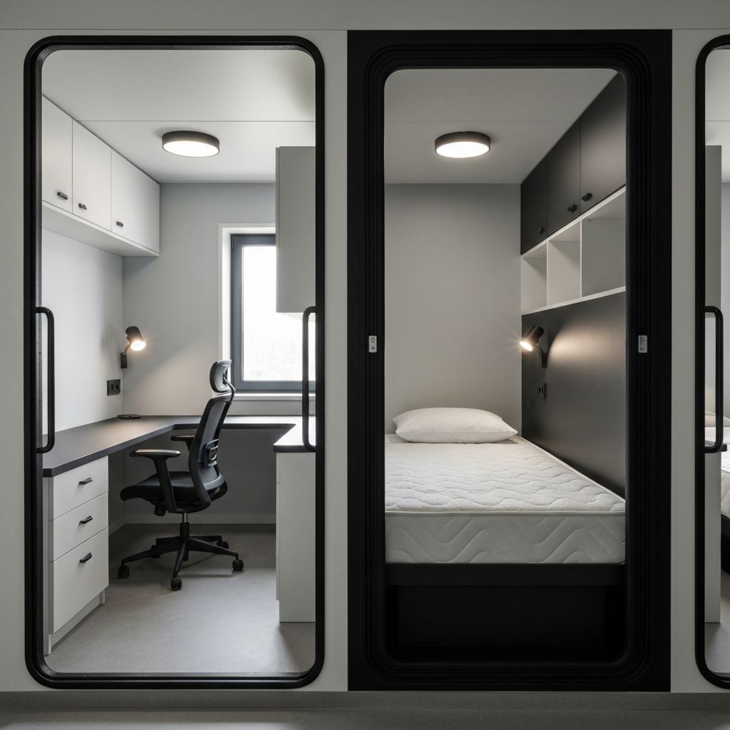 Modular hostel room design